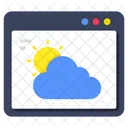 Online Weather Forecast Weather Website Overcast Icon