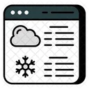 Online Weather Forecast  Icon
