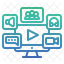 Online Webinar Webinar Video Icon