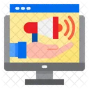 Online Werbung Werbung Magaphone Icon