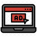 Online Werbung Anzeigen Marketing Symbol