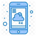 Online Wetter Wetter App Mobiles Wetter Symbol