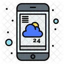 Online Wetter Wetter App Mobiles Wetter Symbol