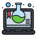 Online Wissenschaft Online Bildung Datenwissenschaft Symbol