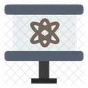 Online Wissenschaft Atom Board Symbol