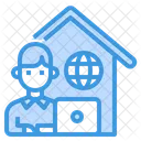 Home Working Work From Home Icon