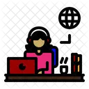 Work At Home Home Work Icon