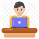 Digital Work Online Job Online Work Icon
