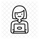 Online Work  Icon