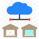 Home Laptop Cloud Icon