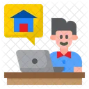 Online Working  Icon