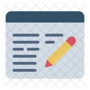 Online Write  Icon