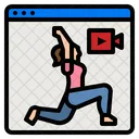 Online Yoga  Icon