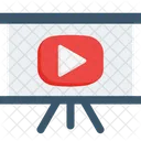 Online Youtube Course Course Online Icon