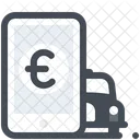 Online Zahlung Taxi Symbol