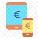 Mobiles Geld Online Zahlung Online Uberweisung Symbol