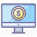 Bargeld Munze Computer Icon