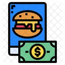 Handy Hamburger Essen Icon