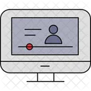 Online-Zoom-Meeting  Symbol