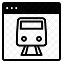 Online-Zugbuchung  Symbol