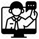 Onlineberatung  Symbol
