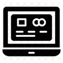 Online Zahlung Online Transaktion Bankomatkarte Symbol