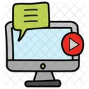 Onlinekommunikation  Symbol
