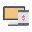 Online Zahlung E Banking Mobile Symbol