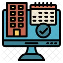 Onlinereservation Booking Hotel Icon