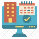 Onlinereservation Booking Hotel Icon