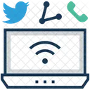 Online Service WLAN Symbol