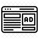 Onlinewerbung  Symbol