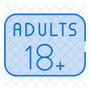 Only adults  Icon