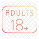 Only adults  Icon