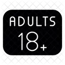 Only adults  Icon