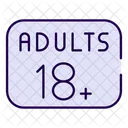 Only adults  Icon