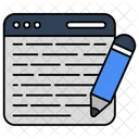Online Writing Online Article Writing Writing Icon