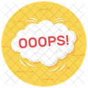 Oops Expression Exclamatory Word Icon