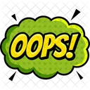 Oops Speech Bouble Chat Bouble Icon