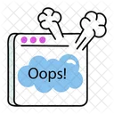 Oops Message Symbol Icon