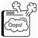 Oops Message Symbol Icon