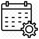 Calendario Data Configuracao Ícone