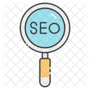 Opciones Busqueda Seo Lupe Icono