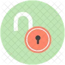 Open Padlock Safety Icon