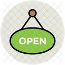 Open Signboard Information Icon