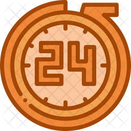 Open 24 hours  Icon