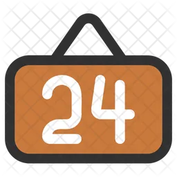 Open 24 Hours  Icon