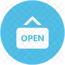 Open Sign Hanging Icon