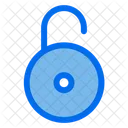 Open Padlock Locked Icon