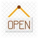 Open Open Shop Open Board Icon